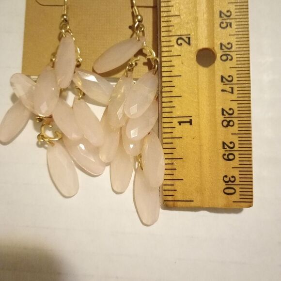 Jewelry bundle with drop earrings and gold trim necklace NWT - Picture 9 of 10